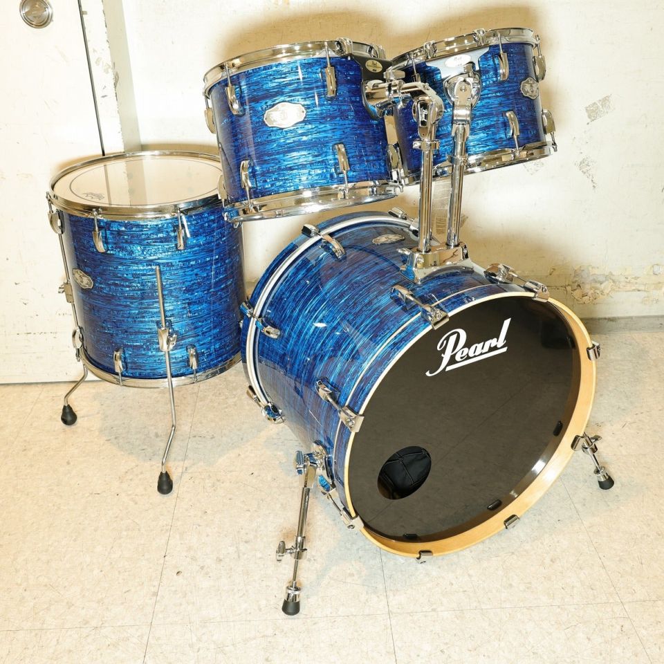 バラ売、追加、他商品との入替歓迎！メタル激レア盤まとめ売り4枚セット 中古】PEARL / Vision VSX #435 Strata Blue 4pc 22/12/13/16 パール