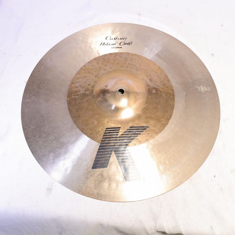中古】ZILDJIAN / K Custom Hybrid Crash 17” 1238g Kカスタム