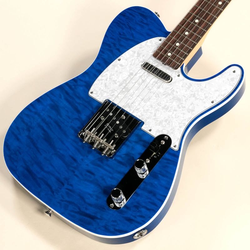 Fender / ISHIBASHI FSR MIJ Traditional 60s Custom Telecaster Quilted Maple Top Ash Back Translucent Blue【渋谷店】