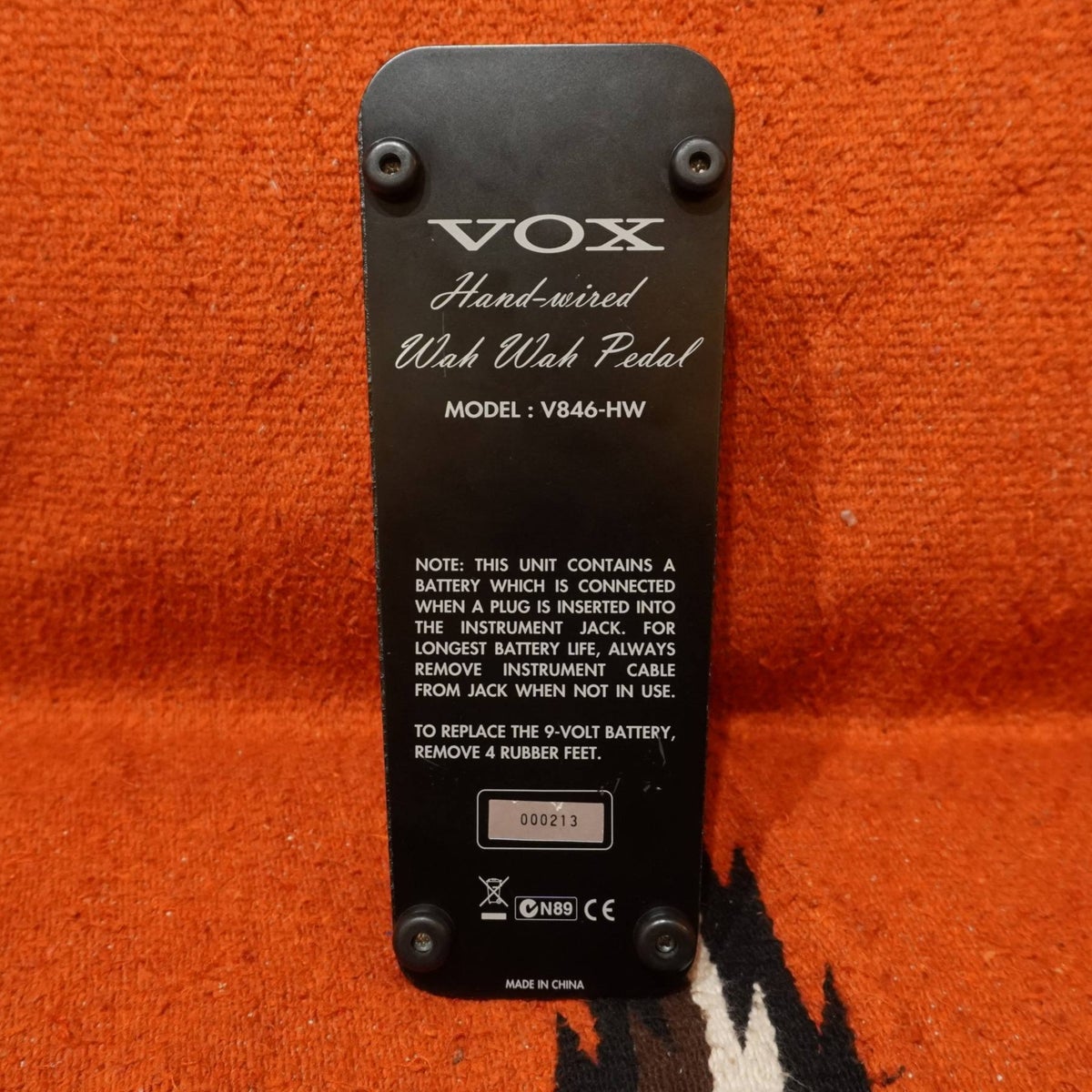 中古】VOX / V846-HW Wah Pedal 【御茶ノ水本店FINEST GUITARS
