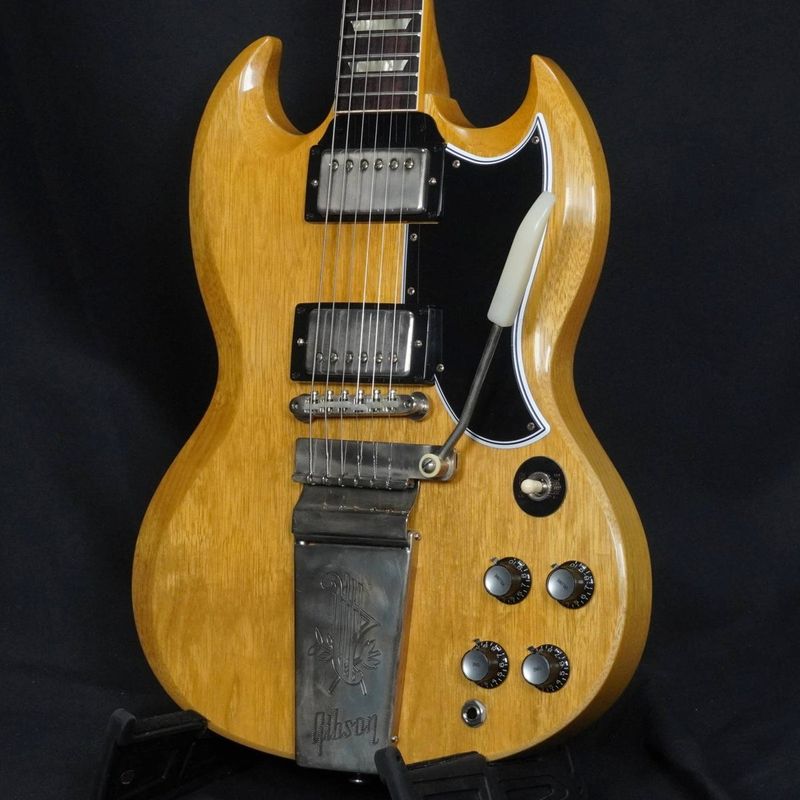GIBSON CUSTOM / Limited Edition 1964 SG Standard Reissue Korina w/Maestro Vibrola VOS Antique Natural 【御茶ノ水本店FINEST GUITARS】