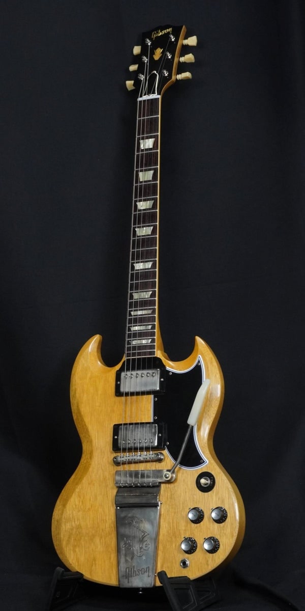 GIBSON CUSTOM / Limited Edition 1964 SG Standard Reissue Korina w/Maestro Vibrola VOS Antique Natural 【오차노미즈 본점 FINEST GUITARS】 사진 2