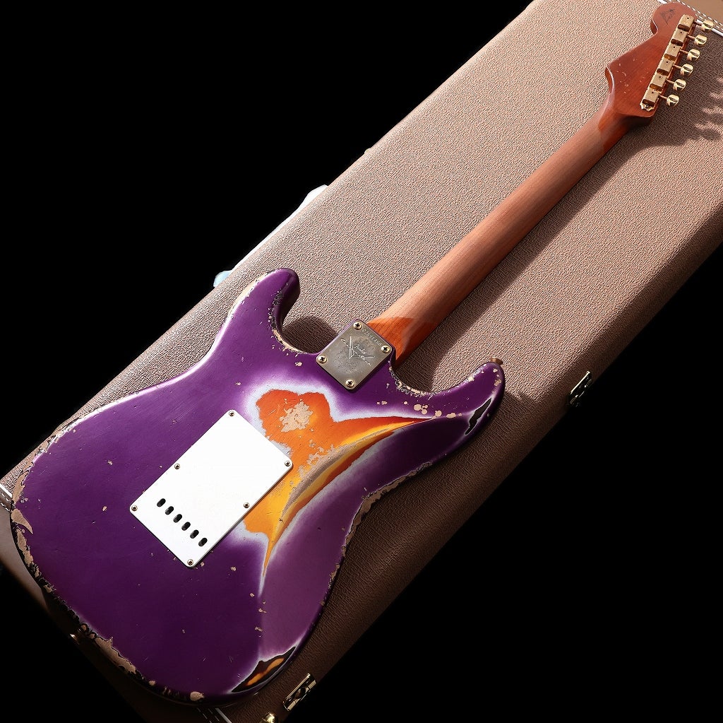 Fender Custom Shop / Master Built 1961 Stratocaster Super Heavy Relic Purple Metallic over Chocolate 3CSB by  Kyle Mcmillin 사진 3