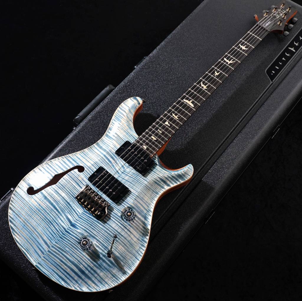 Paul Reed Smith (PRS) / 2026 Custom 24 Semi-Hollow Artist Flame Maple Top Faded Indigo Pattern Thin Neck 사진 4
