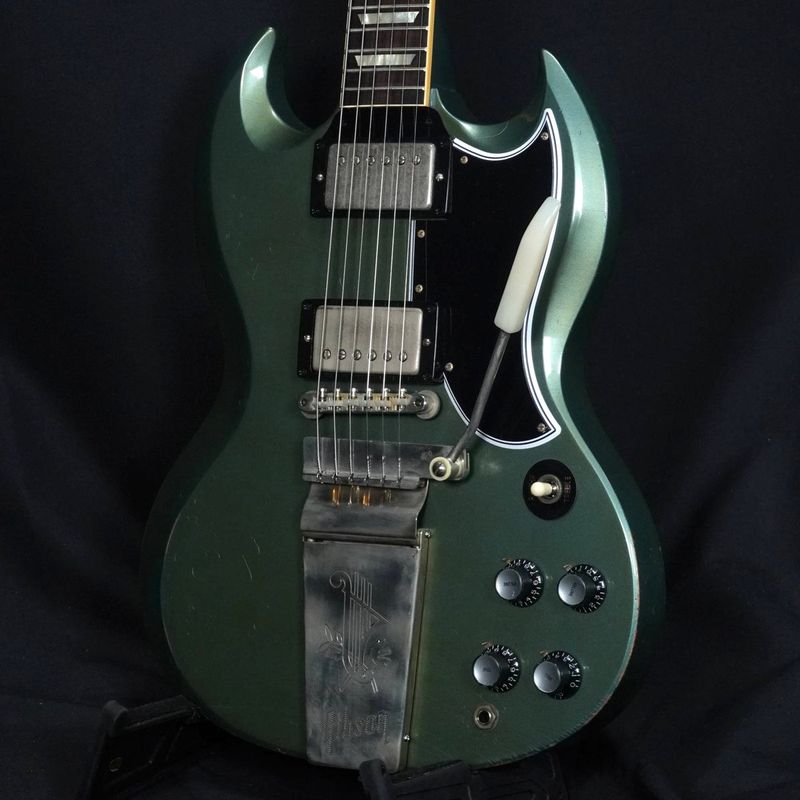 GIBSON CUSTOM / Murphy Lab 1964 SG Standard w/Maestro Vibrola Light Aged Pelham Blue 【御茶ノ水本店FINEST GUITARS】