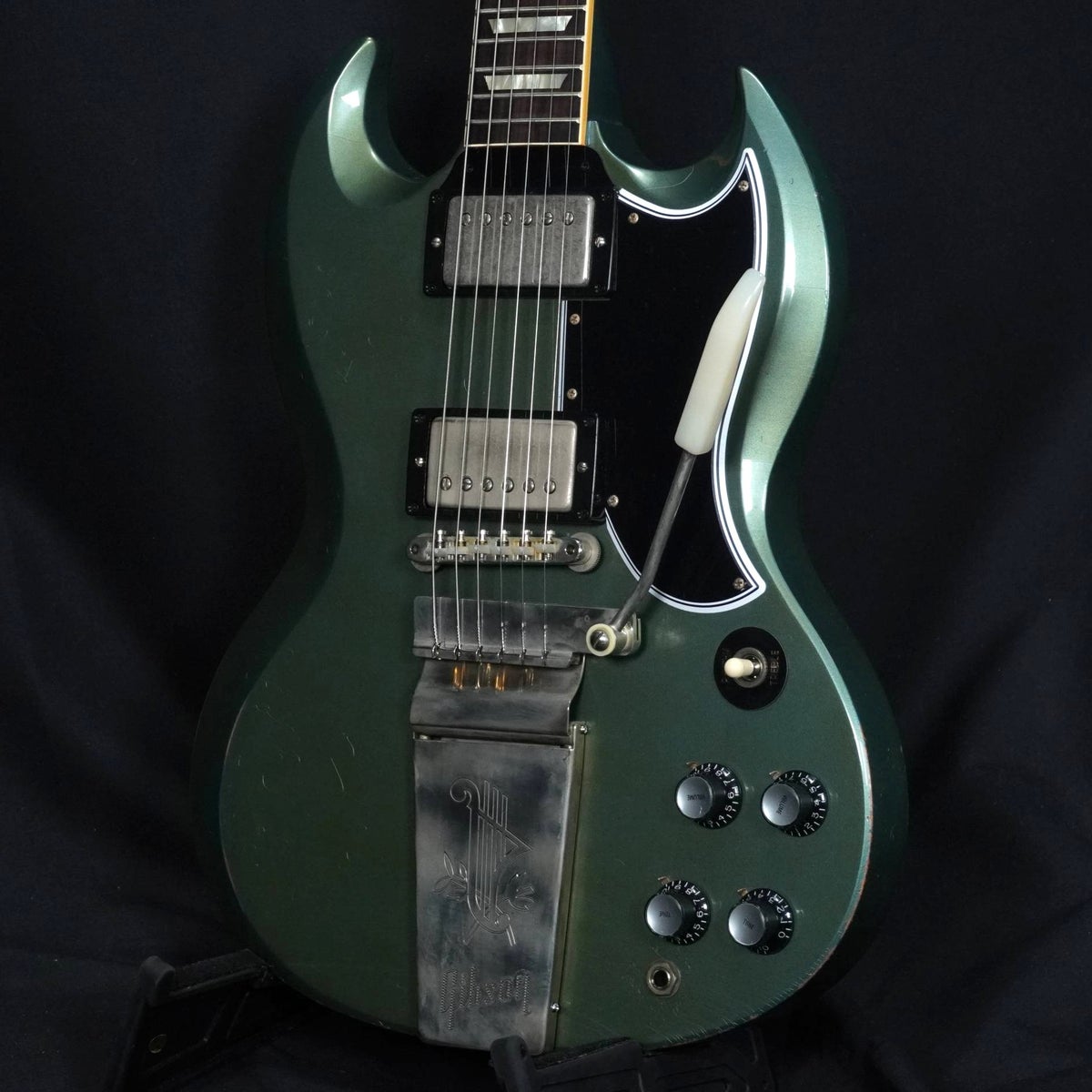 GIBSON CUSTOM / Murphy Lab 1964 SG Standard w/Maestro Vibrola Light Aged Pelham Blue 【오차노미즈 본점 FINEST GUITARS】