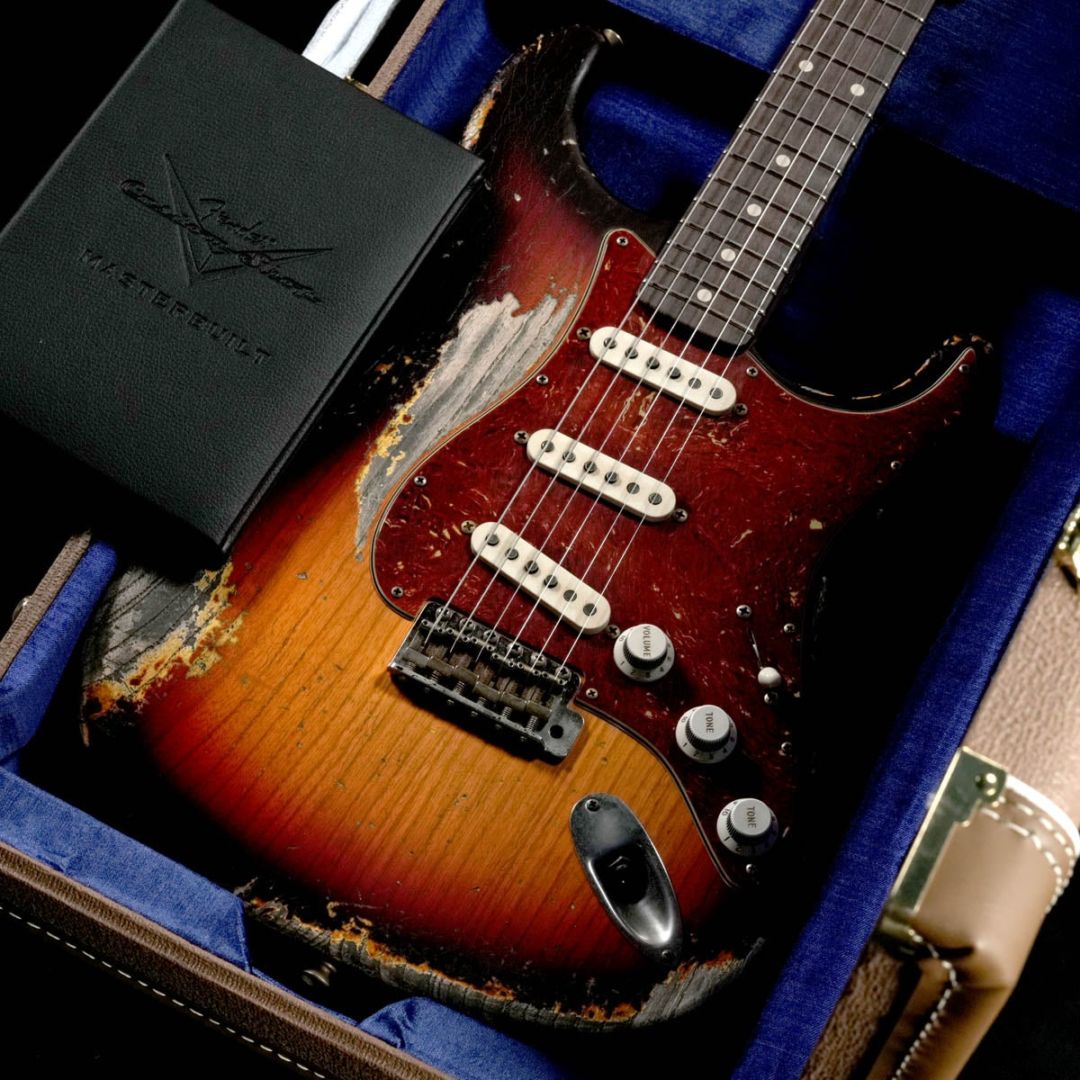 Fender Custom Shop / Master Built 60s Stratocaster Relic Chocolate 3 Color Sunburst by Greg Fessler