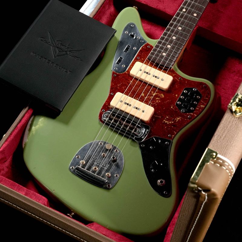 Fender Custom Shop / Master Built P-90 Jaguar Journeyman Relic Sweet Pea Green by Austin Macnutt 【渋谷店】