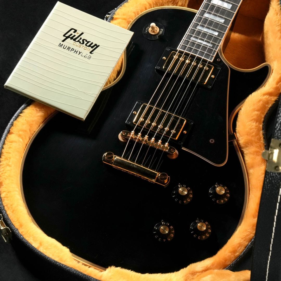 Gibson Custom / Murphy Lab Collection 1968 Les Paul Custom Ultra Light Aged Ebony