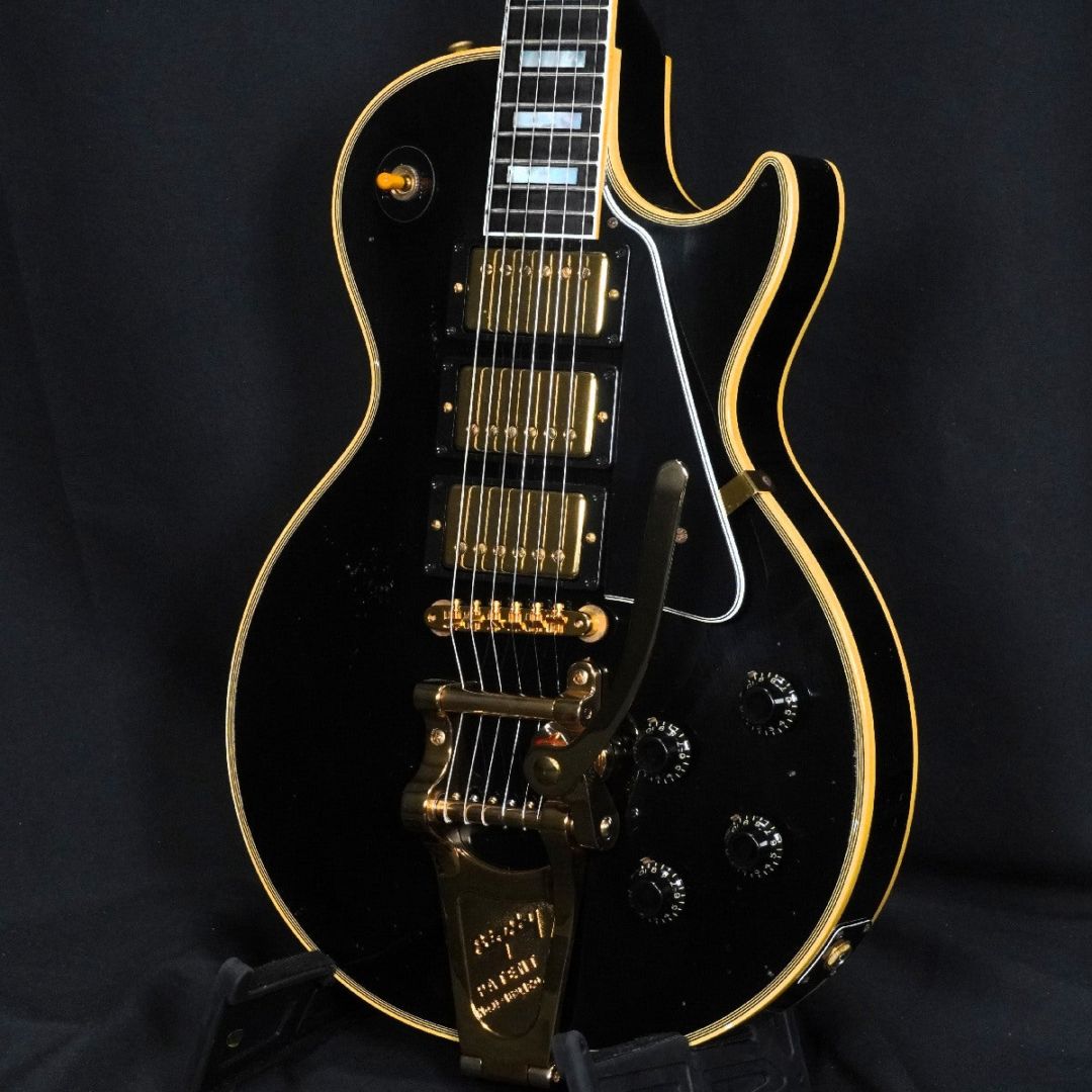 GIBSON CUSTOM / Murphy Lab 1957 Les Paul Custom Reissue 3PU w/Bigsby Light Aged Ebony 【오차노미즈 본점 FINEST GUITARS】