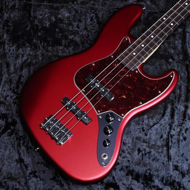 [特典付き]Fender / FSR Collection Hybrid II Jazz Bass Satin Candy Apple Red with Matching Head [日本製]【横浜店】【S/N:JD26029064】【4.03kg】