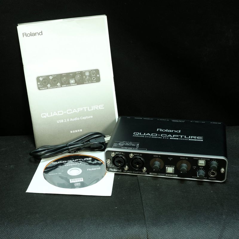【中古】ROLAND / QUAD-CAPTURE USB Audio Interface 【福岡店】