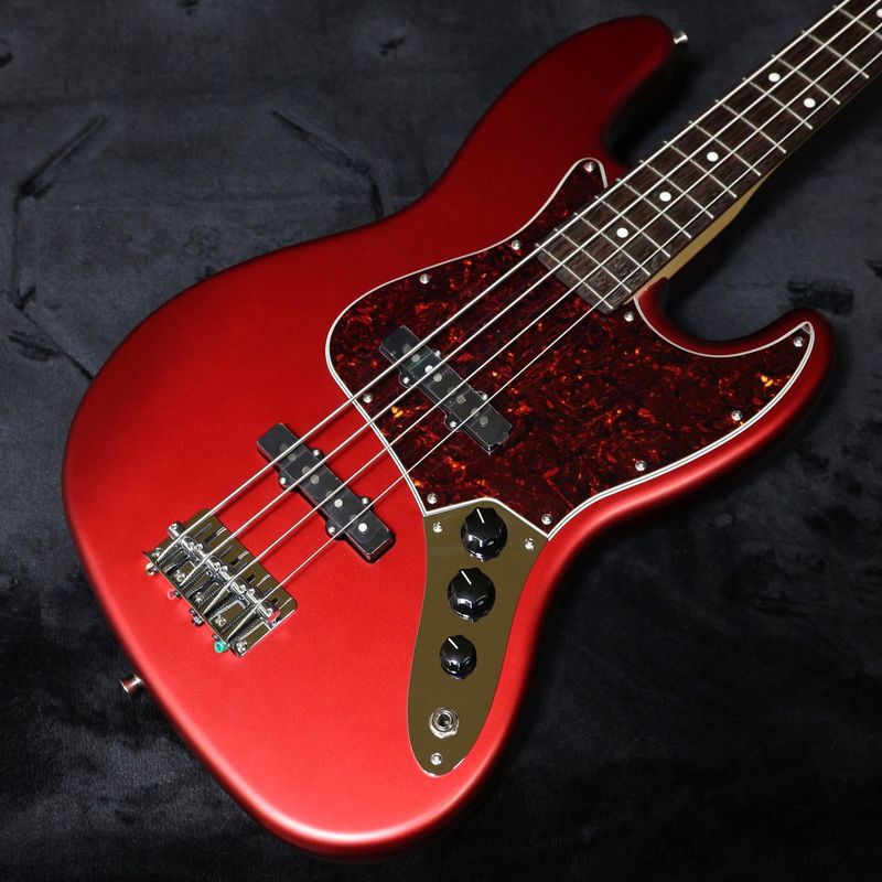 Fender / FSR Collection Hybrid II Jazz Bass with Matching Head Satin Candy Apple Red 【梅田店】