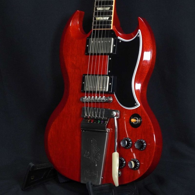 【中古】GIBSON CUSTOM / Historic Collection 1961 Les Paul SG Standard w/Maestro Vibrola VOS -2002- Cherry Red 【御茶ノ水本店FINEST GUITARS】