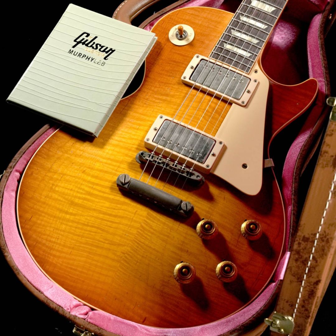Gibson Custom Japan Limited Run Murphy Lab 1959 Les Paul Standard Light Aged Faded Cherry Sunburst