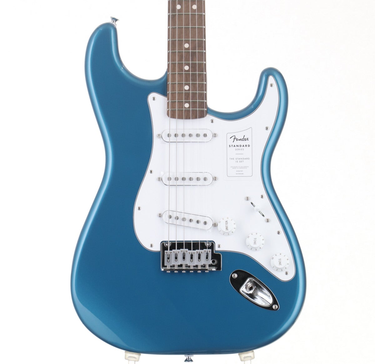 Fender / Standard Stratocaster  Laurel  White Pickguard Aqua Marine Metallic