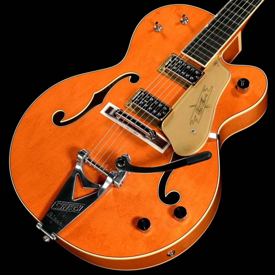 Gretsch / G6120T-59 Vintage Select Edition 59 Chet Atkins Hollow Body with Bigsby TV Jones Vintage Orange Stain Lacquer