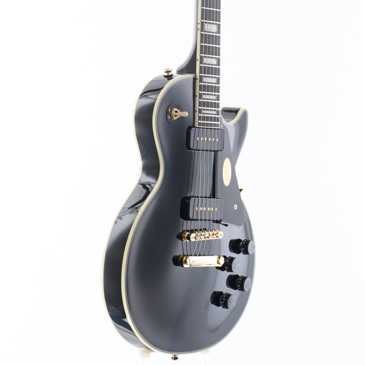 EPIPHONE / Inspired by Gibson Les Paul Custom P-90 Ebony 사진 2