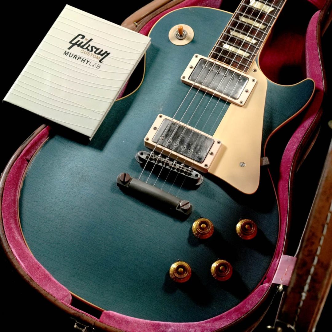 Gibson Custom / Murphy Lab 1958 Les Paul Standard Heavy Aged Antique Pelham Blue