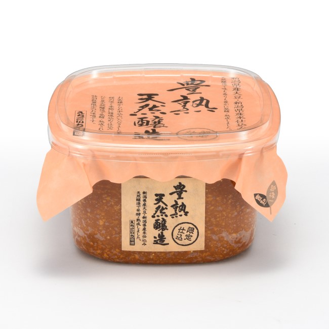 豊熟天然醸造 1.3kgカップ | 豊熟天然醸造 | えちごいち味噌 製造元