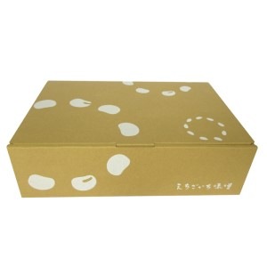 豆柄クラフトBOX （L）醤油仕切２個付