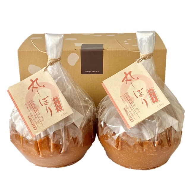 丸しぼり1.5kg2個入（赤みそ）ギフト