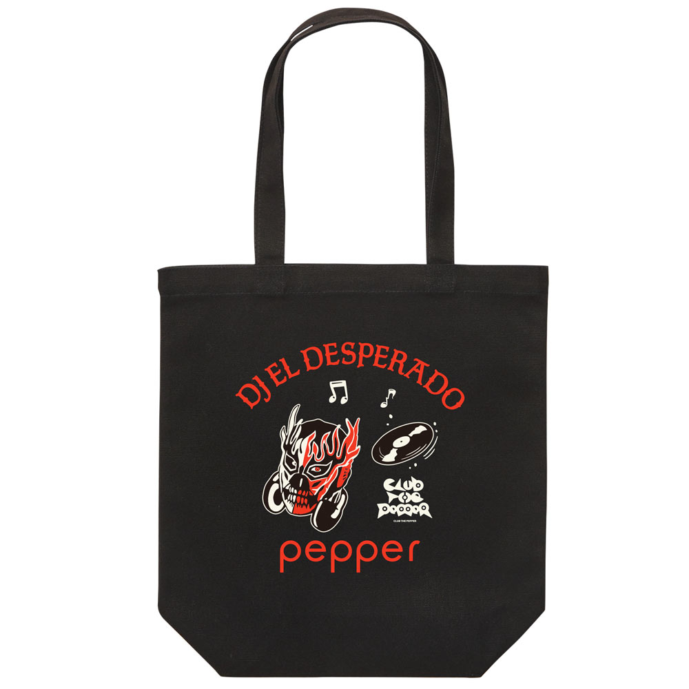 新日本プロレス×Pepper PARLOR　エル・デスペラードDJスタイル　トートバッグ