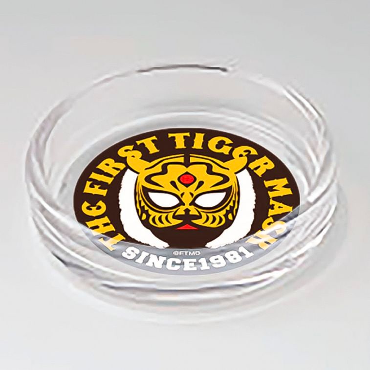 初代タイガーマスク　ガラス灰皿