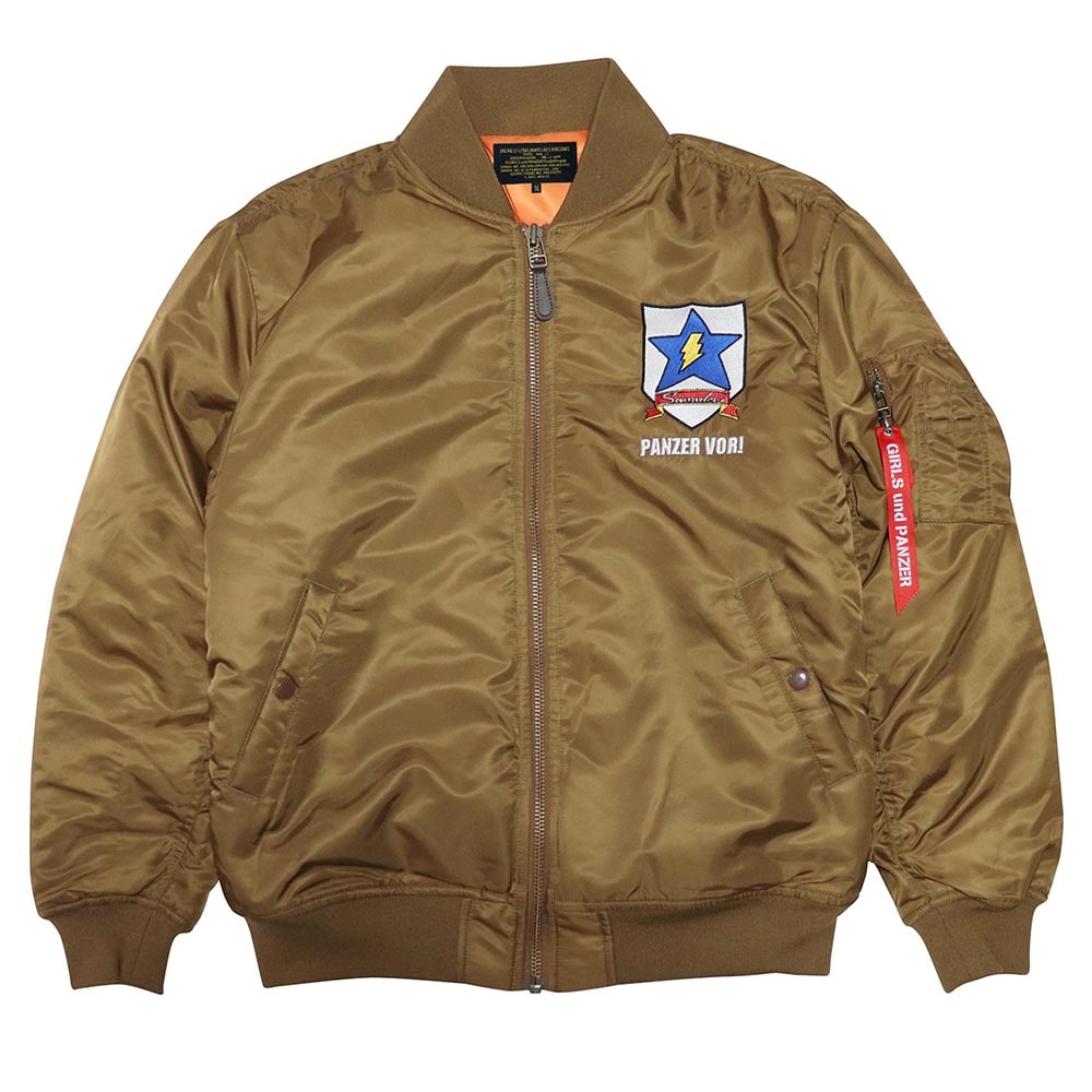 ガールズ＆パンツァー　MA-1　サンダース大学付属高校モデル　L