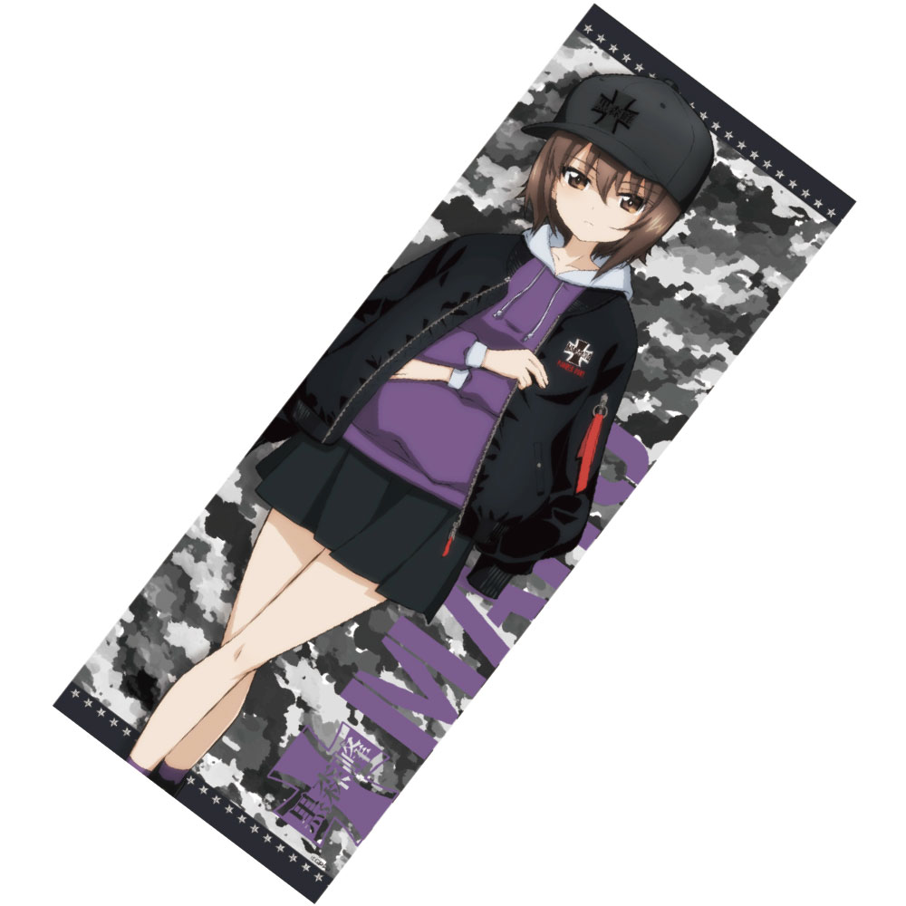 ガールズ＆パンツァー　MA-1スタイル　フェイスタオル　西住まほ