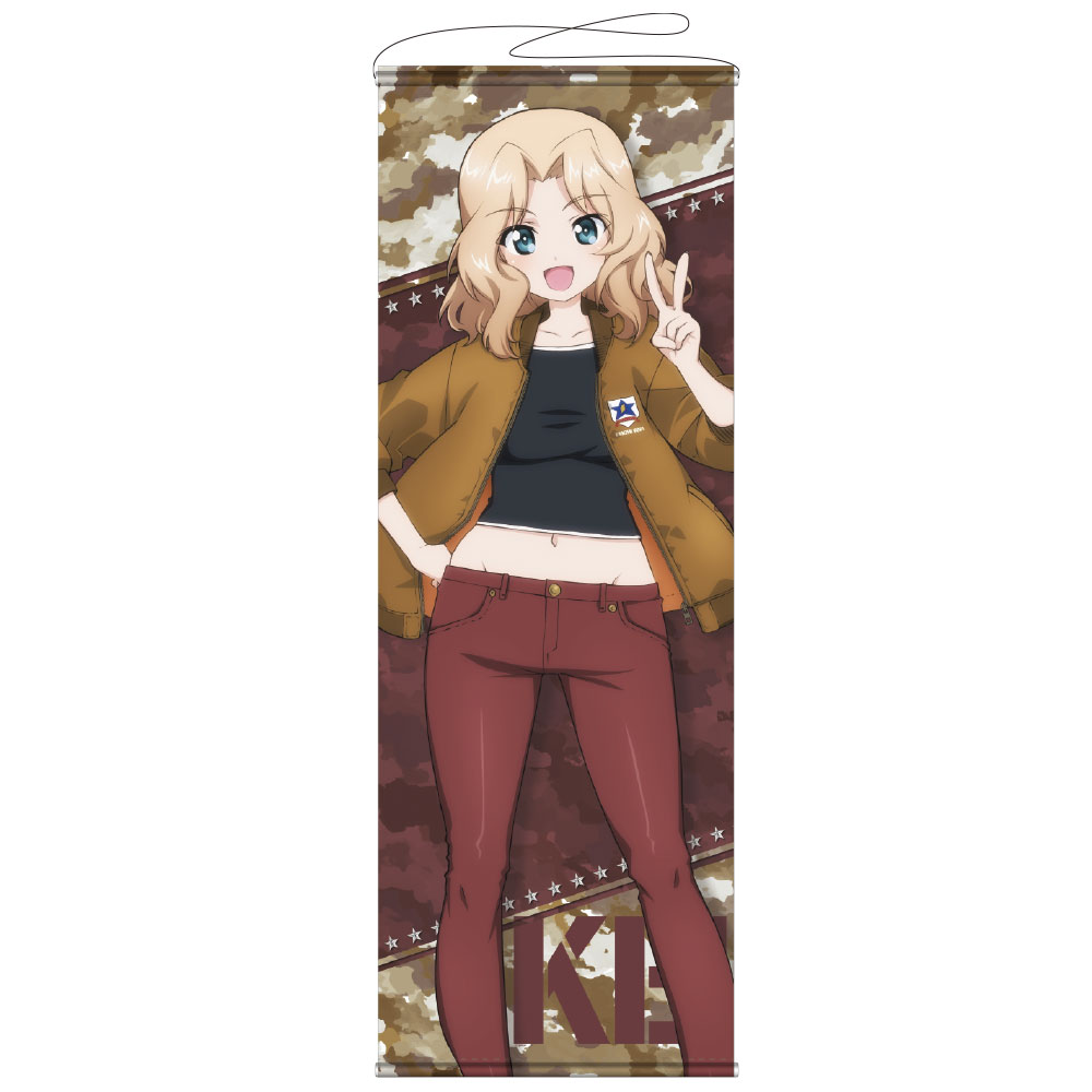 ガールズ＆パンツァー　MA-1スタイル　BIGタペストリー　ケイ