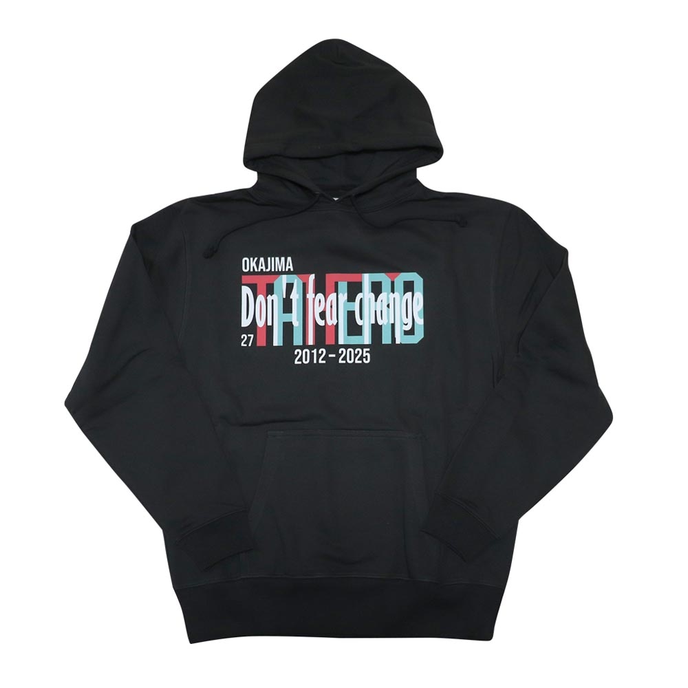 岡島豪郎ロゴ　パーカー　[Don't fear change]　XL