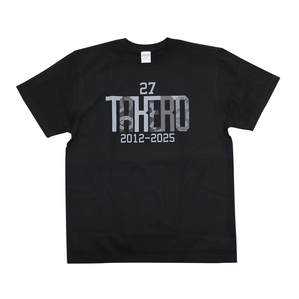 岡島豪郎ロゴ　Tシャツ　[グレーロゴ]　XL