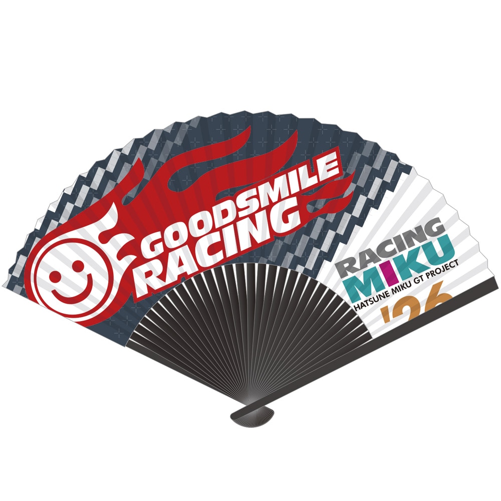 扇子　GOODSMILE RACING LOGO