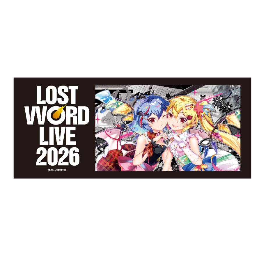 BABYL VIPパス&タオル WORLD TOUR 2016 EU LostWord LIVE 2026 フェイスタオル | すべての商品 | ジュウロクホウ