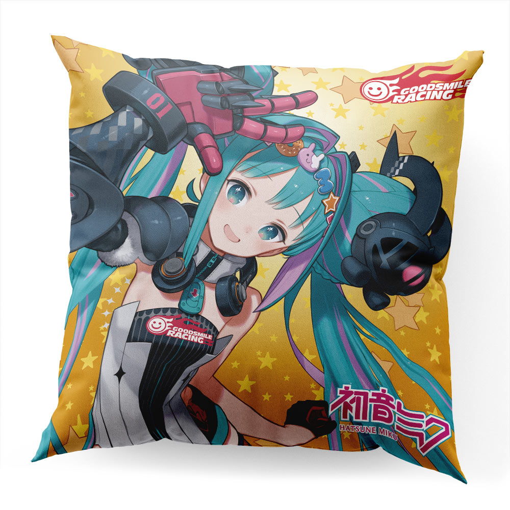 初音ミク レーシングミク グッドスマイルレーシング仕様 クッションカバー 新品 初音ミク GTプロジェクト