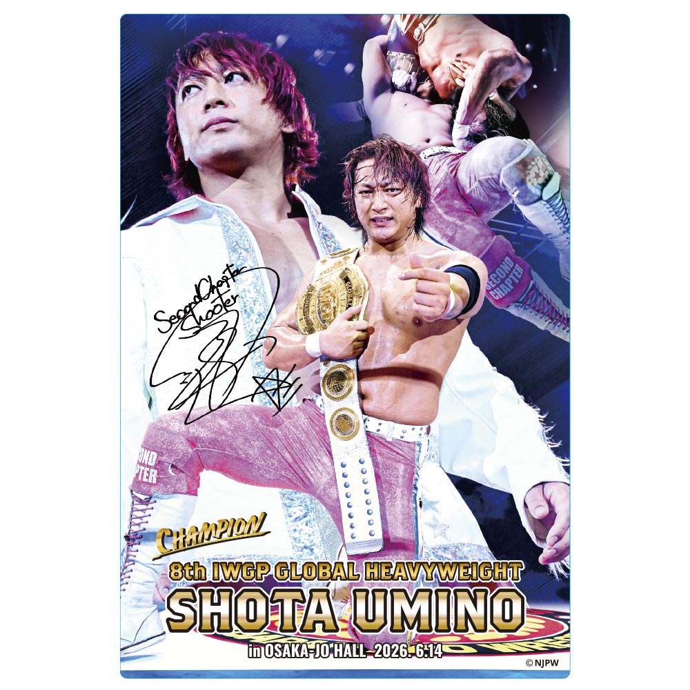 新日本プロレス アクリルブロック 6.14大阪・大阪城ホール 第8代 IWGP