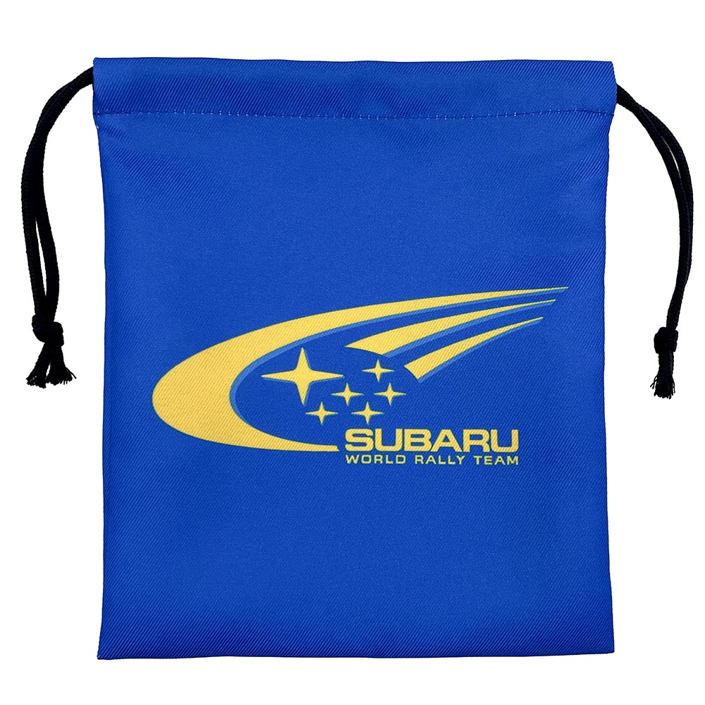 SUBARU 巾着 ワールドラリーチームロゴ