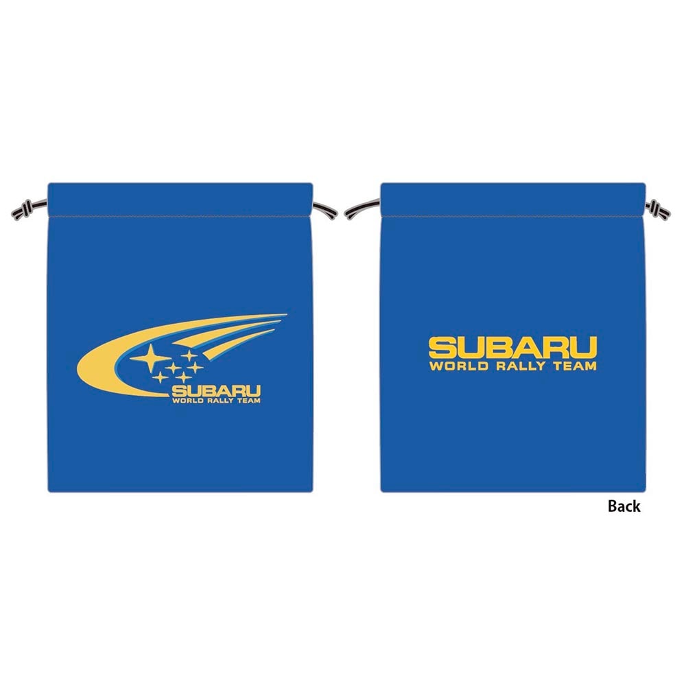 SUBARU 巾着 ワールドラリーチームロゴ