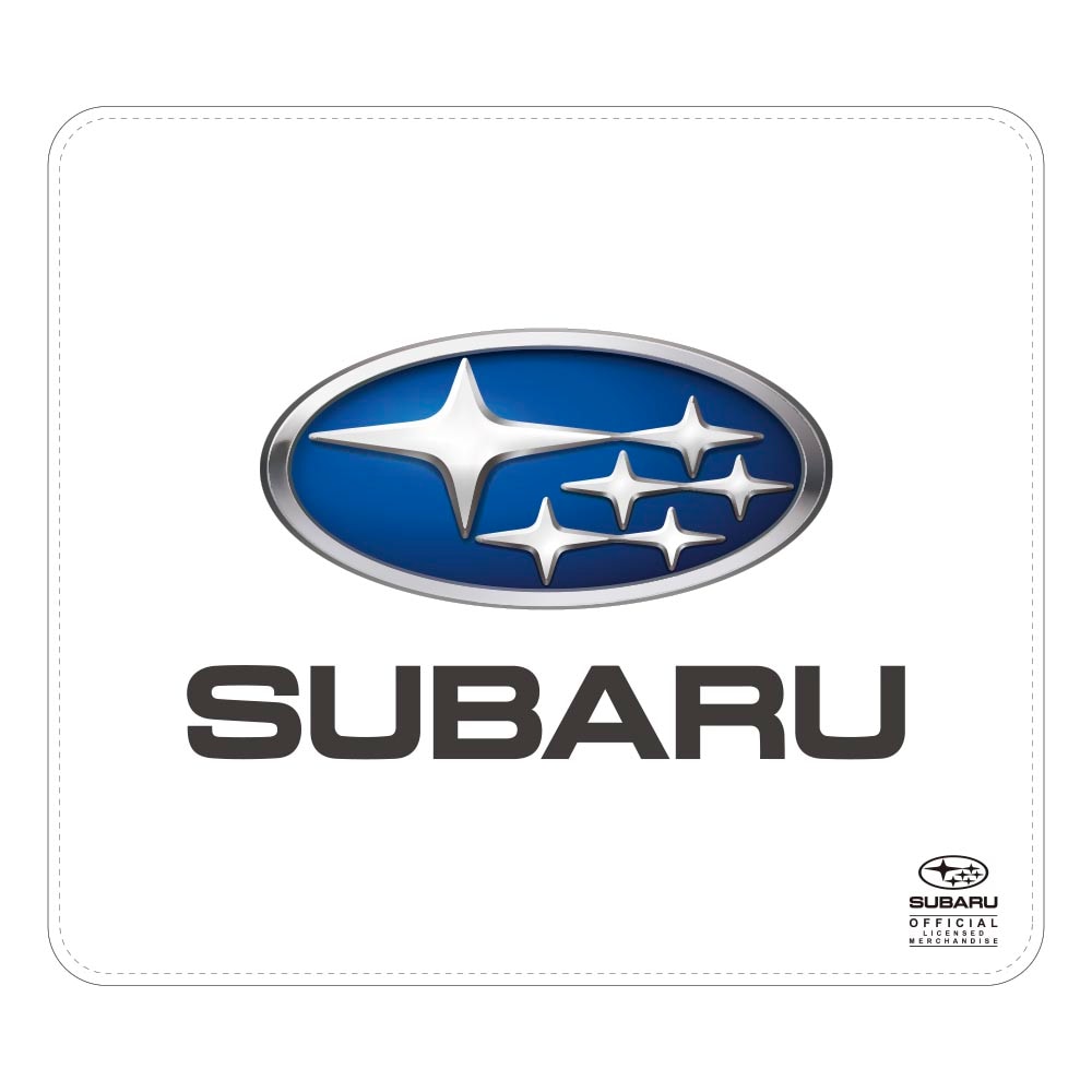SUBARU PUレザーマウスパッド ブランドロゴ
