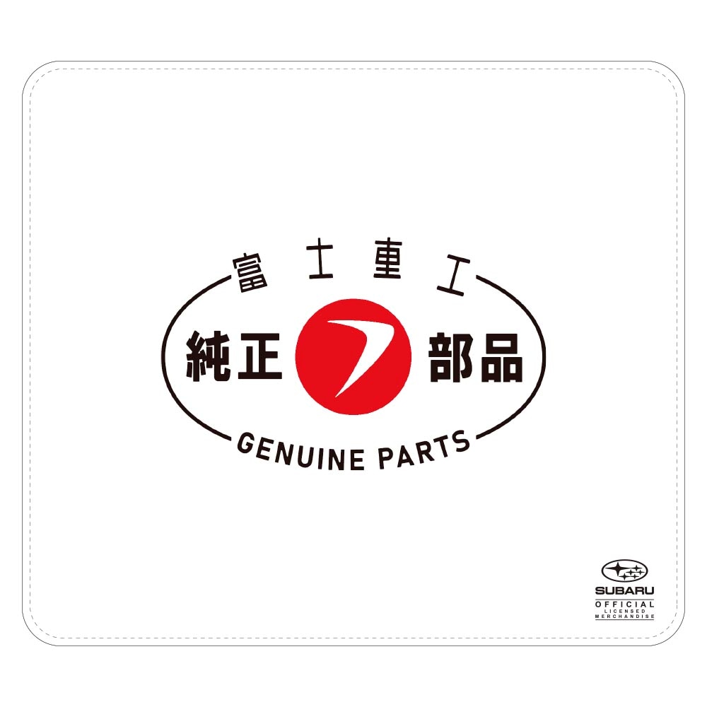 SUBARU  PUレザーマウスパッド 富士重工純正部品ロゴ