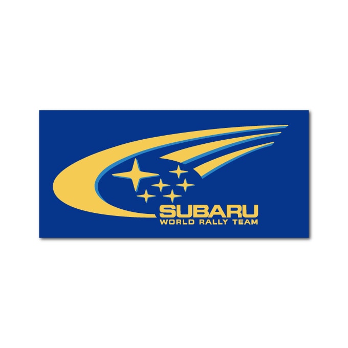 SBR-003 SUBARU ダイカットステッカー SWRTロゴ