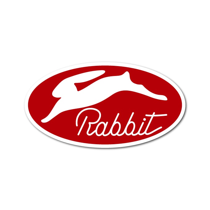 SBR-008 SUBARU ダイカットステッカー Rabbit