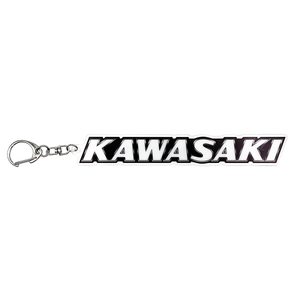 Kawasaki モーターサイクルエンブレム ビッグアクリルキーホルダー[KAWASAKI]