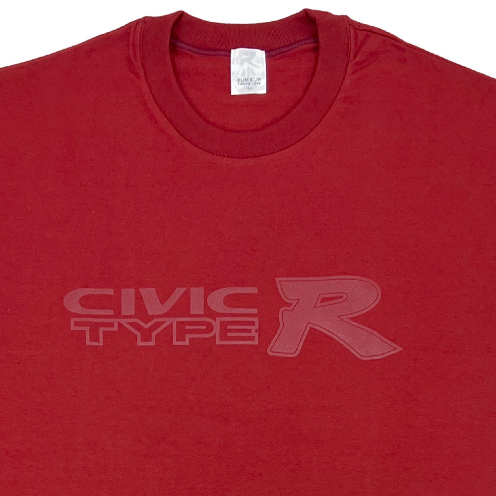 Honda CIVIC TYPE R(EK9)レッドステルスロゴTシャツ　XXL