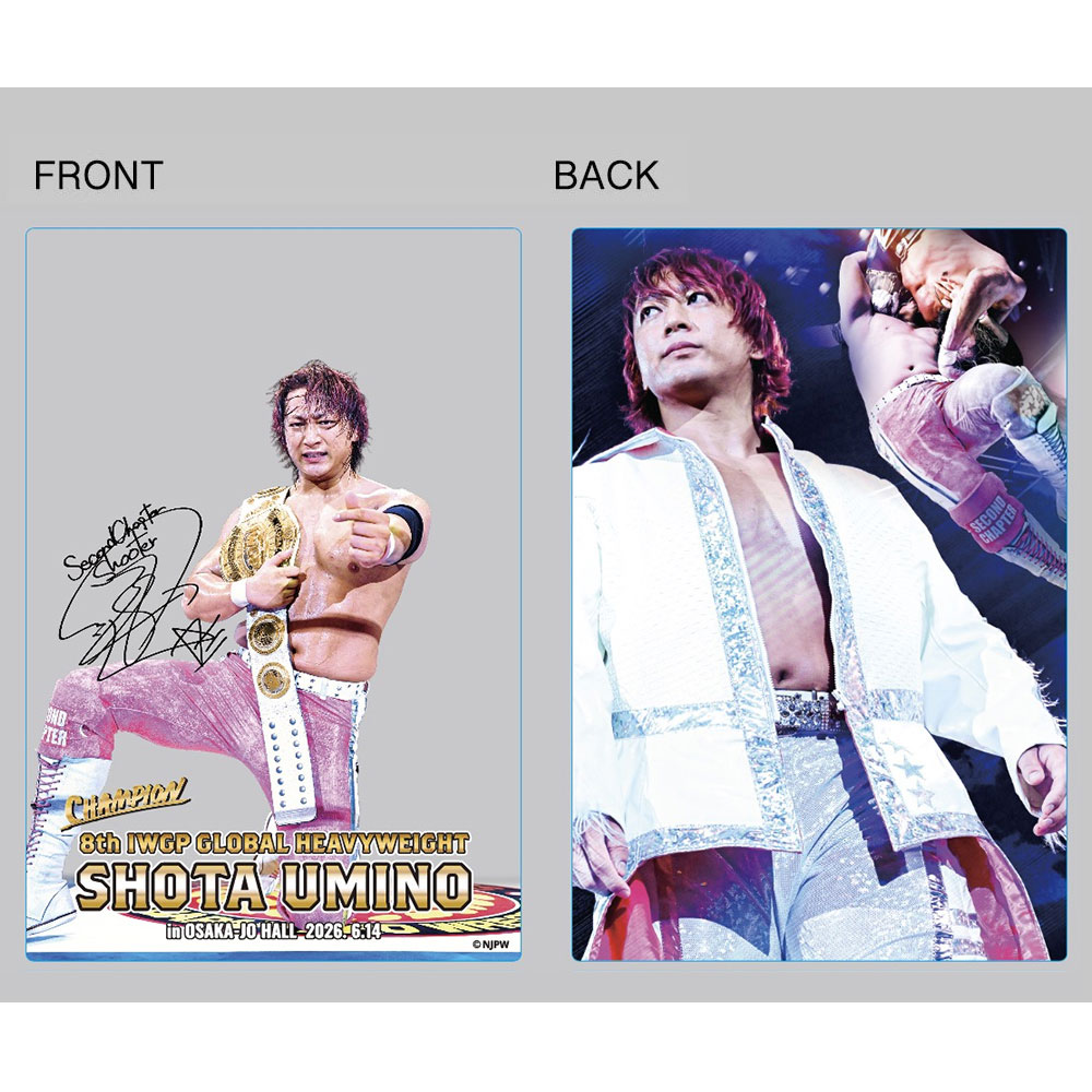 新日本プロレス アクリルブロック 6.14大阪・大阪城ホール 第8代 IWGP