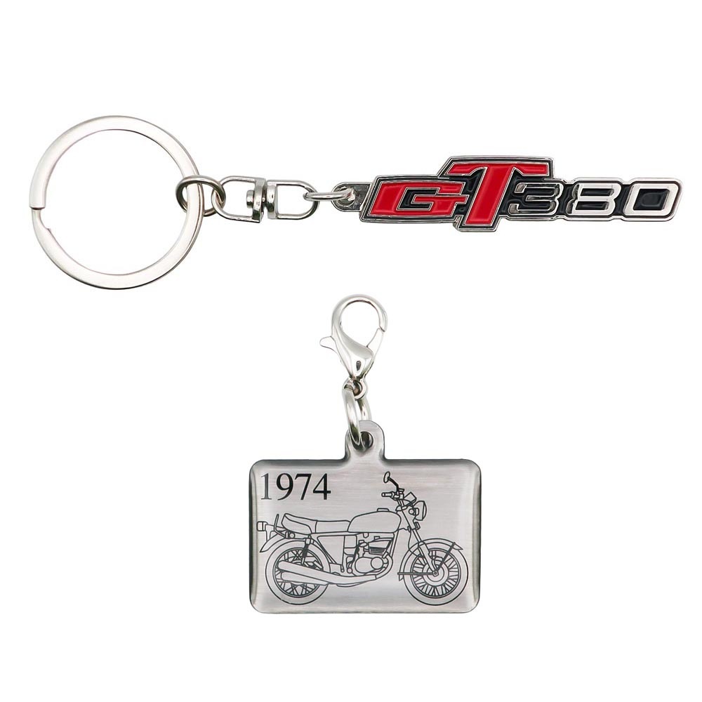 SUZUKI GT380 メタルキーホルダー
