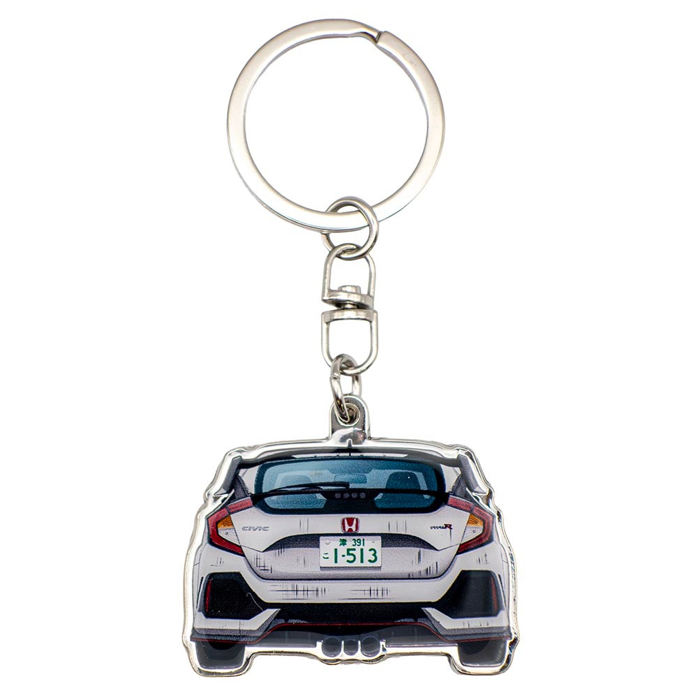 MFゴースト リヤデザイン Honda CIVIC TYPE R（FK8） 前園 和宏メタルキーホルダー