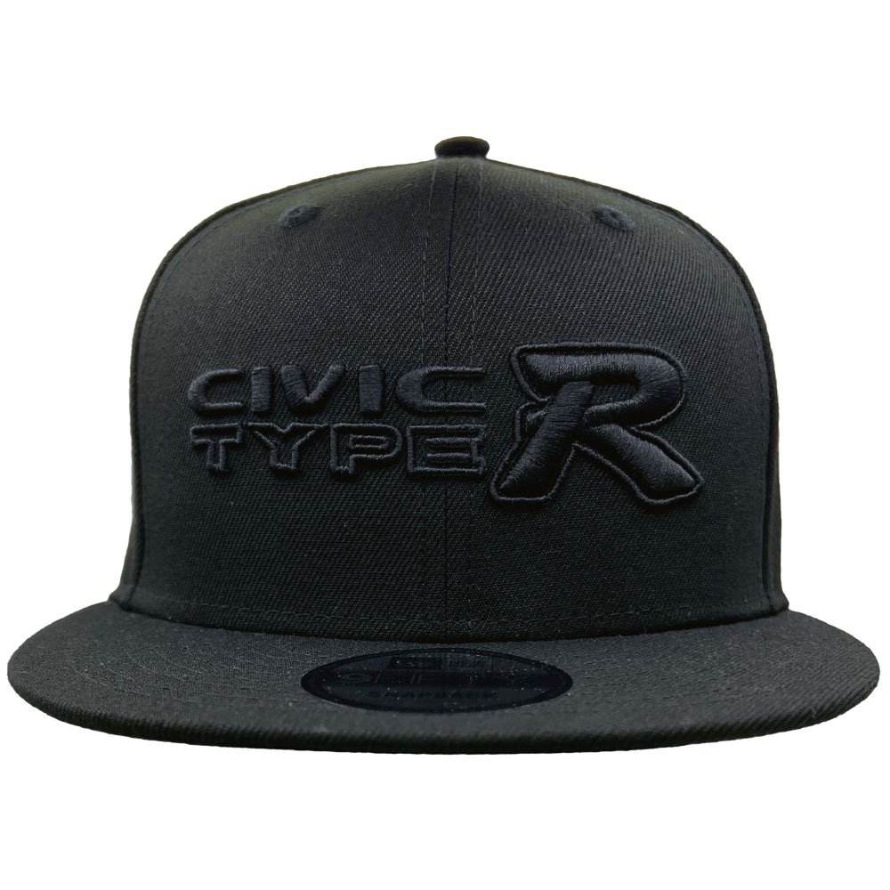 Honda×NEW ERA キャップ 9FIFTY CIVIC TYPE R[EK9]ブラックステルスロゴモデル