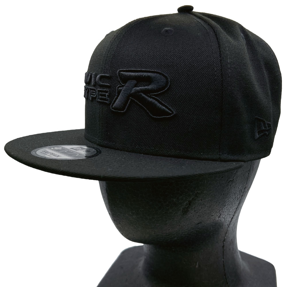 Honda×NEW ERA キャップ 9FIFTY CIVIC TYPE R[EK9]ブラックステルスロゴモデル